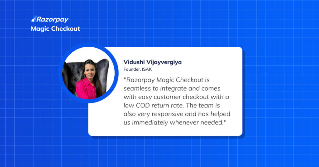 Case Study Isak Testimonial <> a Magic Checkout case study