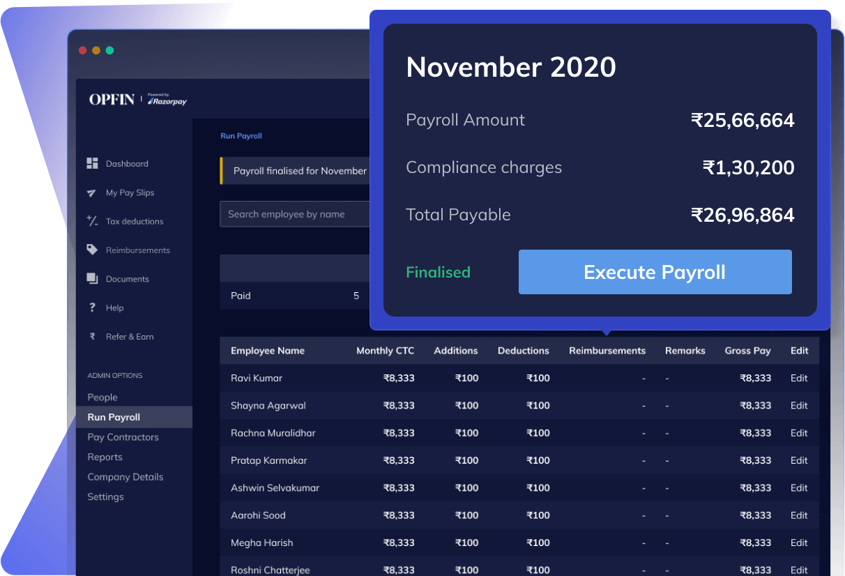 Automated Payroll Processing