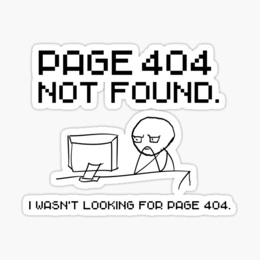 Image showing 404 Error