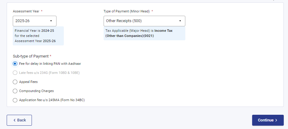 STEP 6 Specify penalty details
